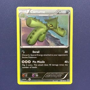 Cacturne Pokémon card 88/162